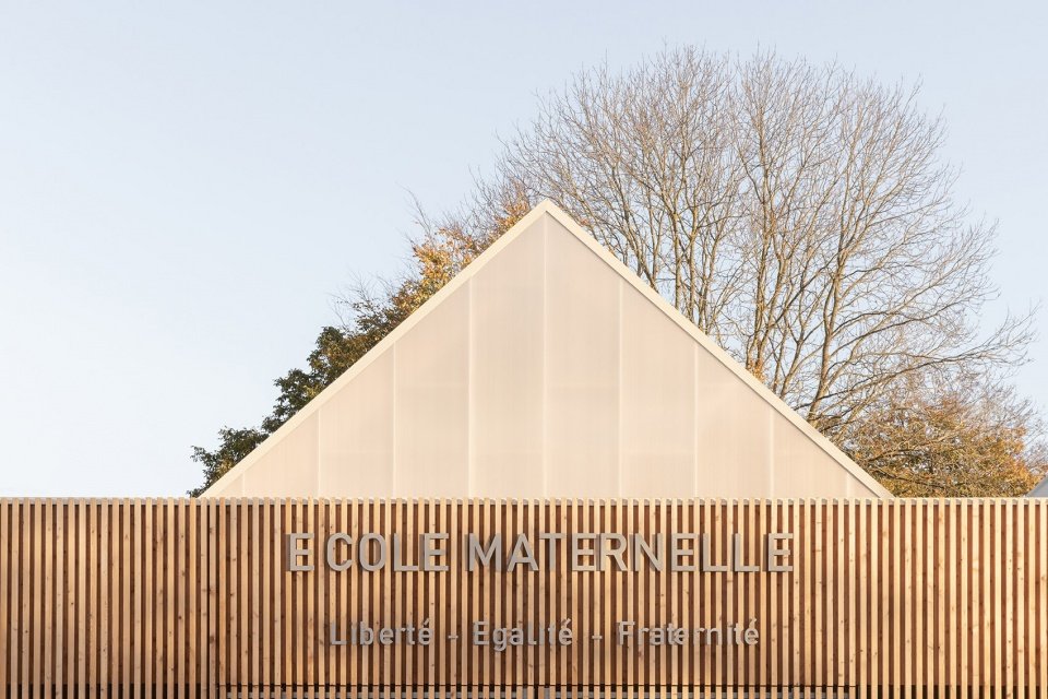 Saint-Ouen-du-Tilleul 幼儿园，法国 / ACAU Architectes