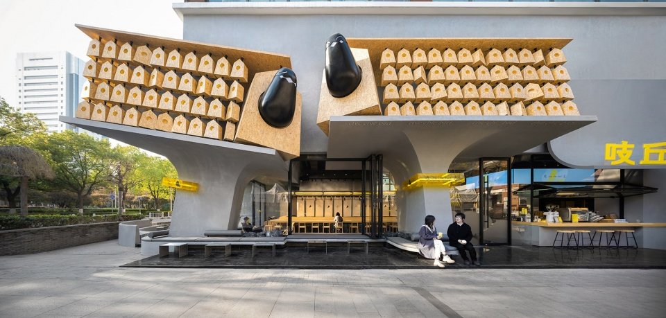 吱丘制面所 + 咖啡，武汉 / 华中科技大学建规学院 + 青·微舍工作室