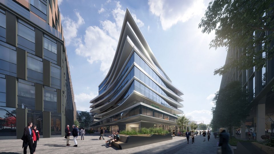 扎哈·哈迪德事务所将在维尔纽斯市打造商业中心 / Zaha Hadid Architects