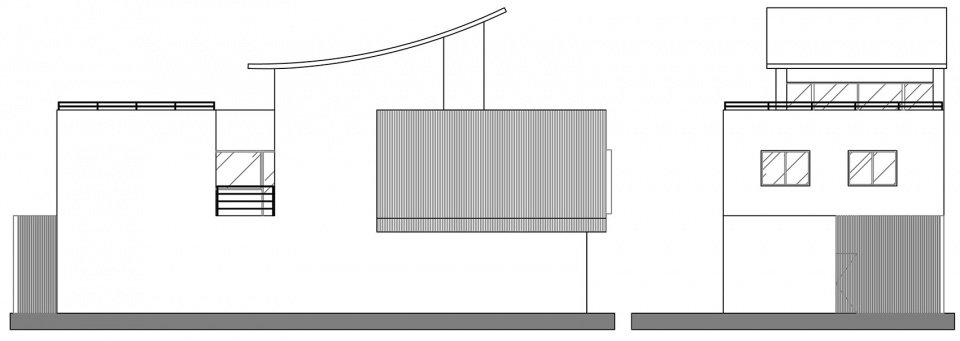 透天厝裡的三合院，高雄 / HAO Design