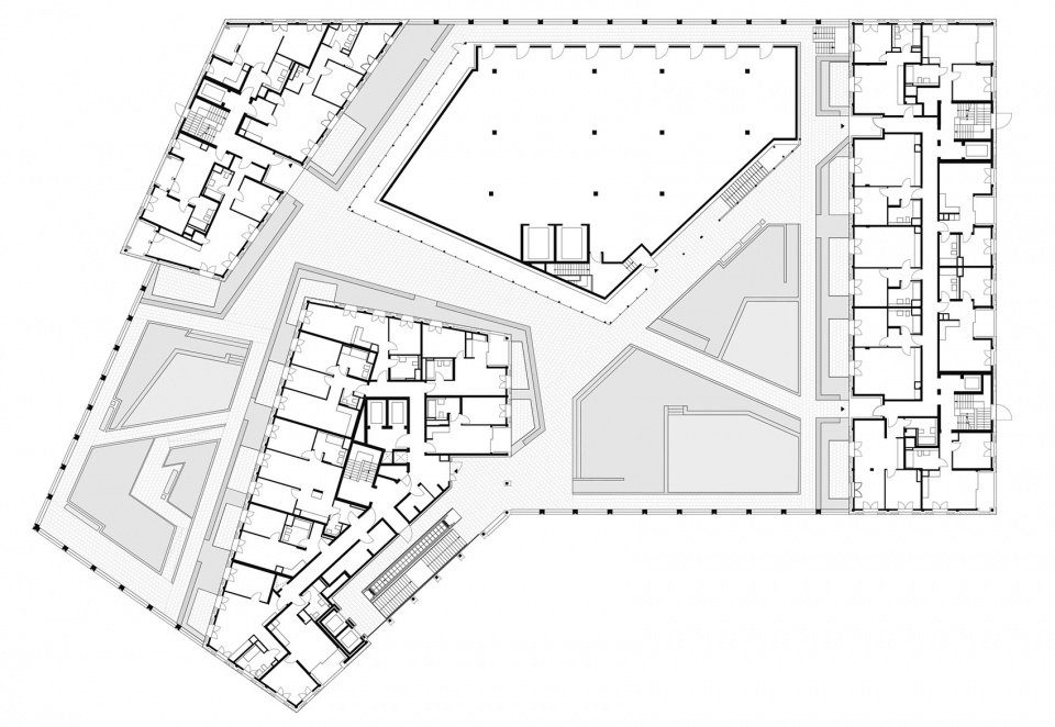 Paul-Gerhardt-Allee 住宅商业综合体，德国 / allmannwappner