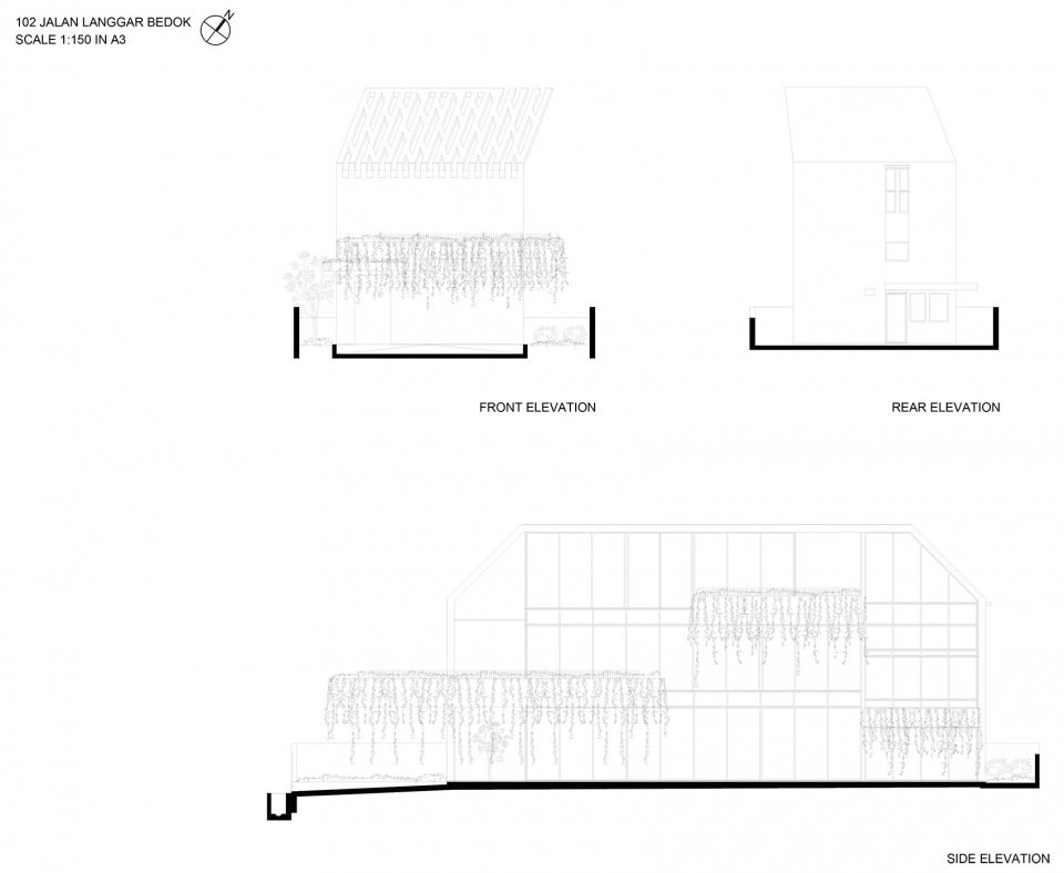 阴阳调和的混凝土住宅，新加坡 / HYLA Architects