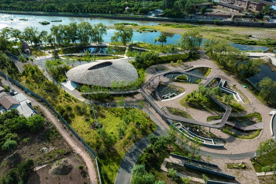 环秀湖湿地科普宣教馆建筑设计，天津 / 北林风景建筑研究中心