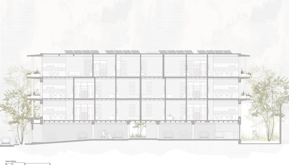 Hacienda Santa Bárbara 107 公寓，墨西哥 / Cuartopiso + Barragán Arquitectos