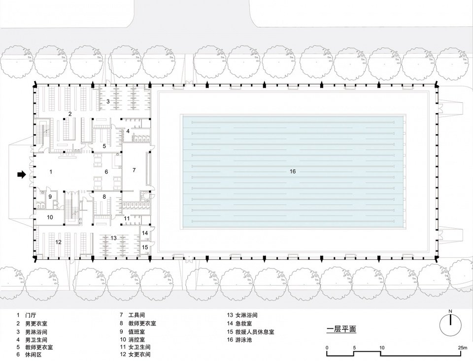 东南大学游泳馆，南京 / 东南大学建筑设计研究院有限公司周琦工作室