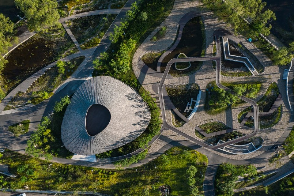 环秀湖湿地科普宣教馆建筑设计，天津 / 北林风景建筑研究中心