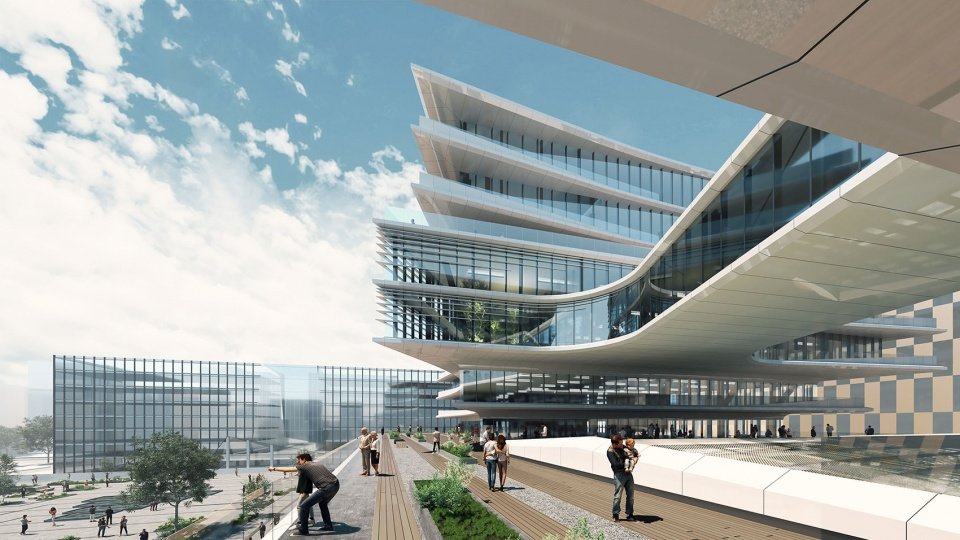 扎哈·哈迪德事务所将在维尔纽斯市打造商业中心 / Zaha Hadid Architects