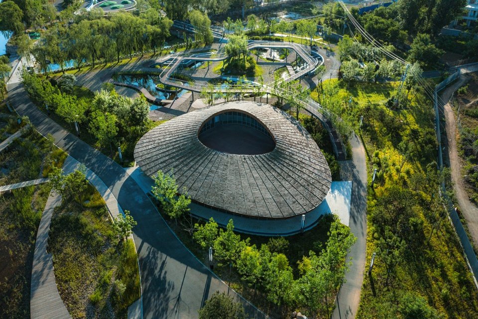 环秀湖湿地科普宣教馆建筑设计，天津 / 北林风景建筑研究中心