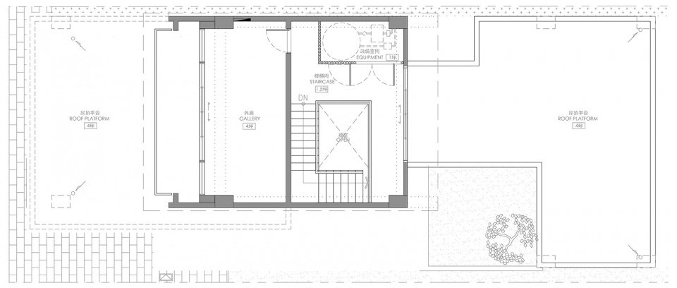 透天厝裡的三合院，高雄 / HAO Design