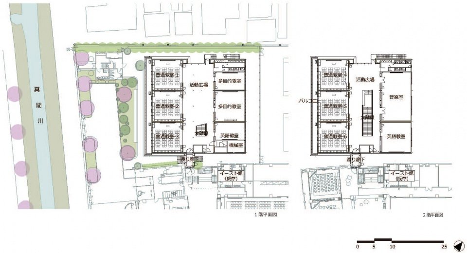 昭和学院小学西楼，日本 / 株式会社日建设计