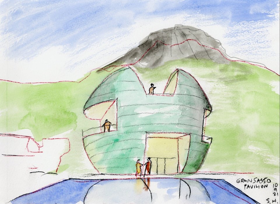 阿布鲁佐 Gran Sasso 总体规划，意大利 / Steven Holl Architects