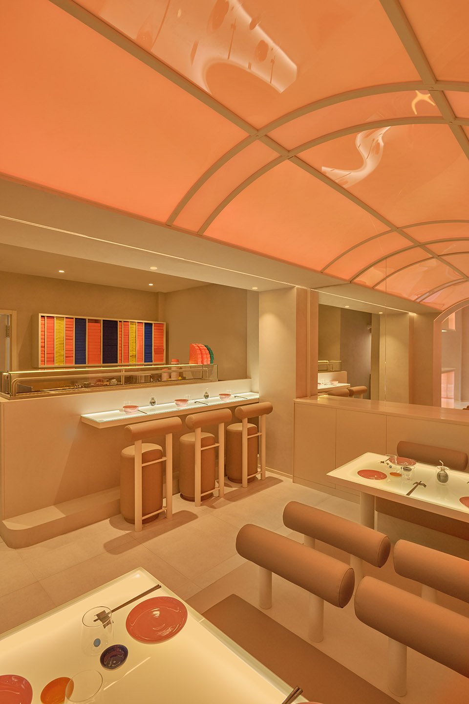 米兰 Ichi Station 寿司店，意大利 / Masquespacio