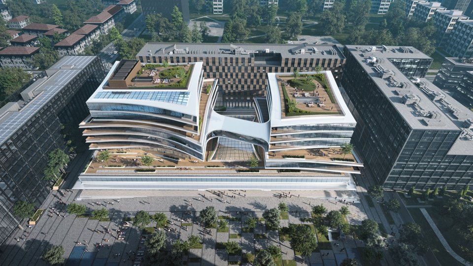 扎哈·哈迪德事务所将在维尔纽斯市打造商业中心 / Zaha Hadid Architects