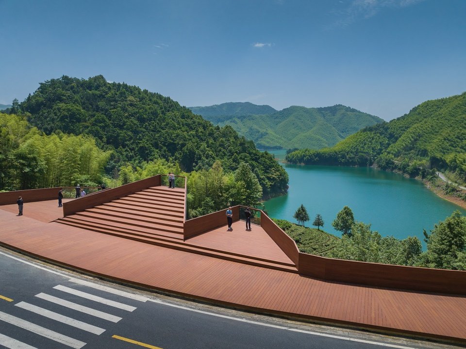 皖南川藏线青龙湾观湖驿站，安徽宁国 / MEDG 现工设计