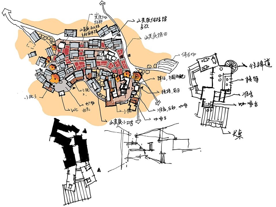 天马村庄织补式更新改造,山西阳城 / 水木清城廉毅锐工作室 天马村庄织补式更新改造,山西阳城 / 水木清城廉毅锐工作室