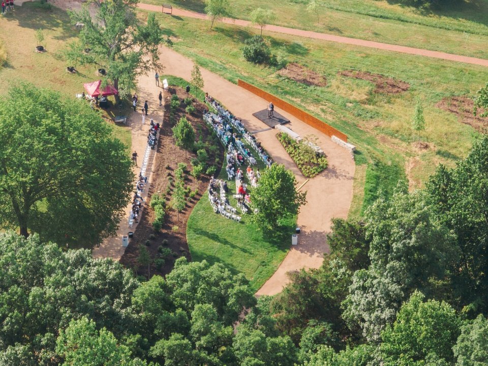 Monticello 的沉思之地，美国 / HGA + Nelson Byrd Woltz Landscape Architecture