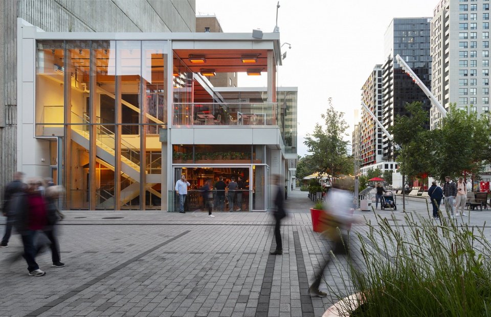 Esplanade Tranquille 商业空间，蒙特利尔 / Les architectes FABG
