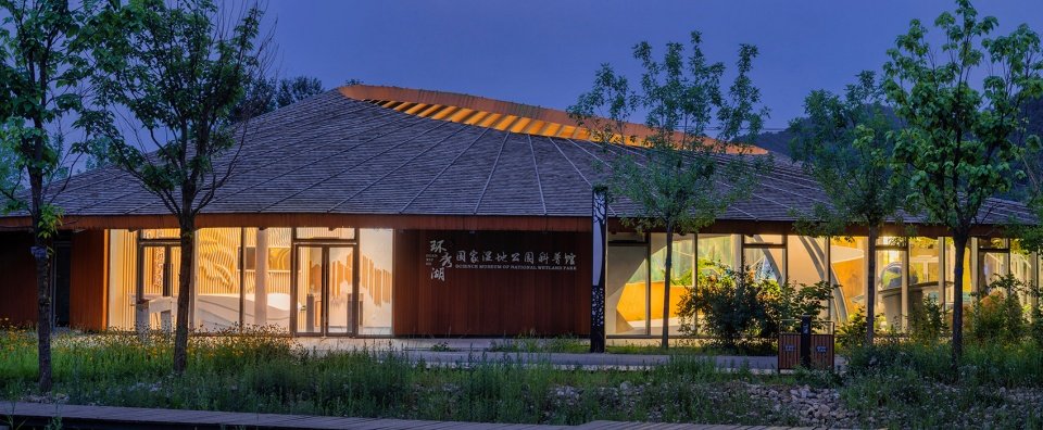 环秀湖湿地科普宣教馆建筑设计，天津 / 北林风景建筑研究中心