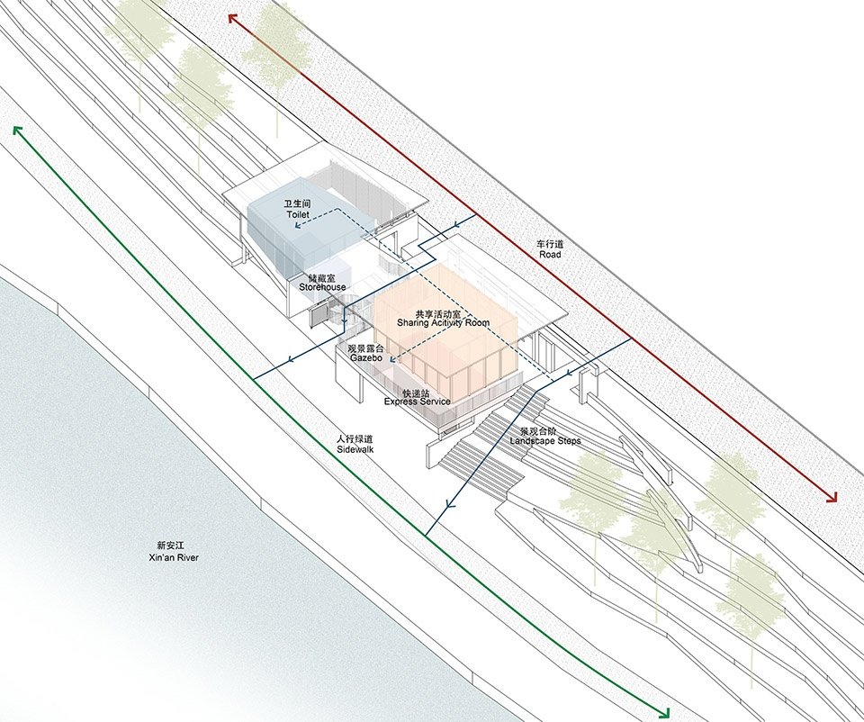 绪塘人家 – 新安江综合保护工程系列驿站 / 中国电建集团华东勘测设计研究院有限公司 – 徐堃工作室 绪塘人家 – 新安江综合保护工程系列驿站 / 中国电建集团华东勘测设计研究院有限公司 – 徐堃工作室