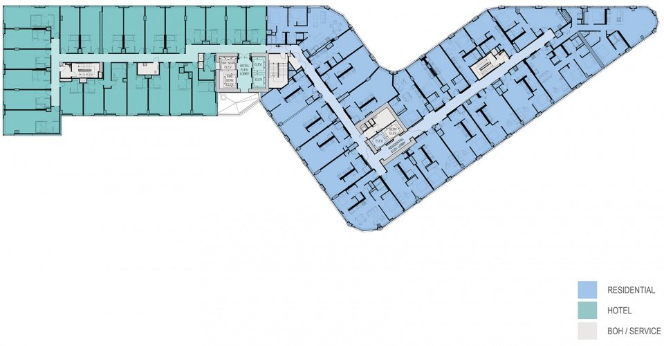 Serif 公寓和 The Line 酒店,旧金山 / Handel Architects Serif 公寓和 The Line 酒店,旧金山 / Handel Architects