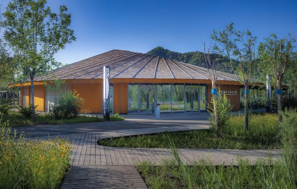 环秀湖湿地科普宣教馆建筑设计，天津 / 北林风景建筑研究中心
