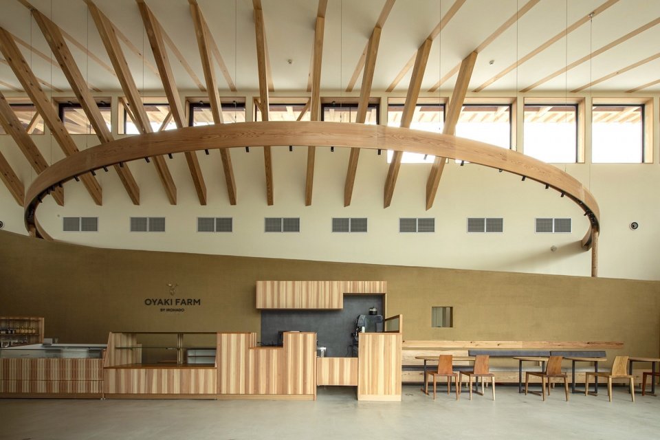伊呂波堂新店 Oyaki Farm，日本 / Tono Mirai architects