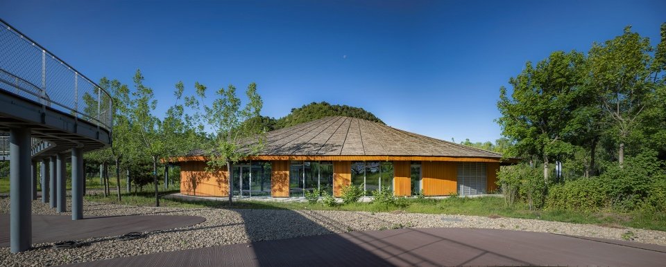 环秀湖湿地科普宣教馆建筑设计，天津 / 北林风景建筑研究中心