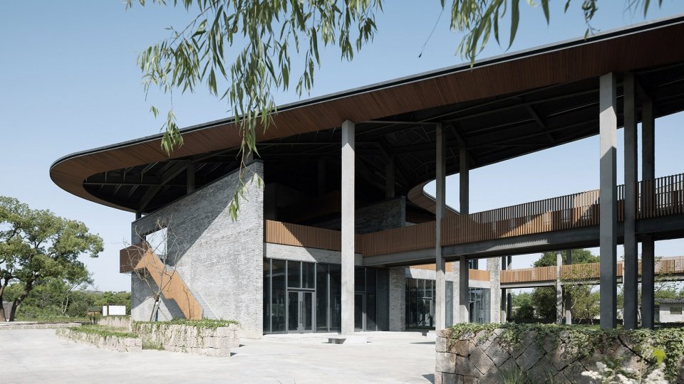 路廊驿站·综合服务中心，台州 / 杭州园·舍建筑景观设计