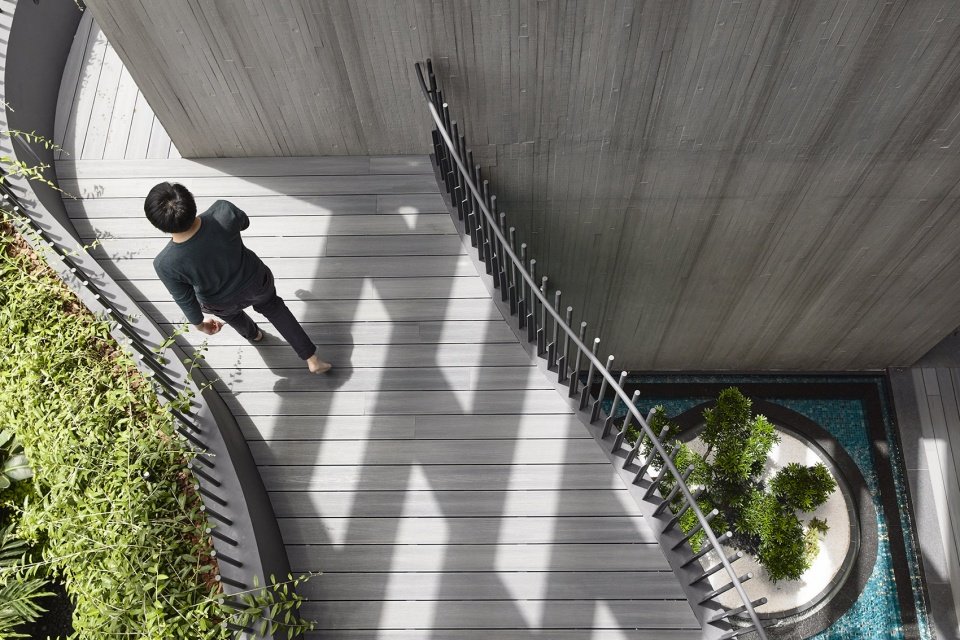 阴阳调和的混凝土住宅，新加坡 / HYLA Architects