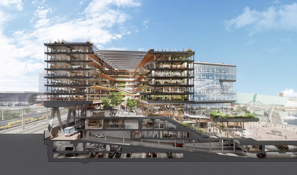 Booking.com 城市园区，阿姆斯特丹 / UNStudio + HofmanDujardin