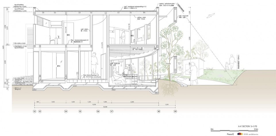 PeacoQ 住宅，广岛 / UID architects