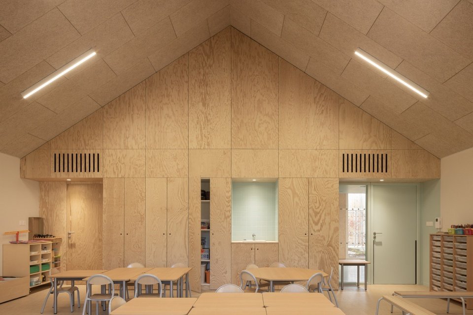 Saint-Ouen-du-Tilleul 幼儿园，法国 / ACAU Architectes