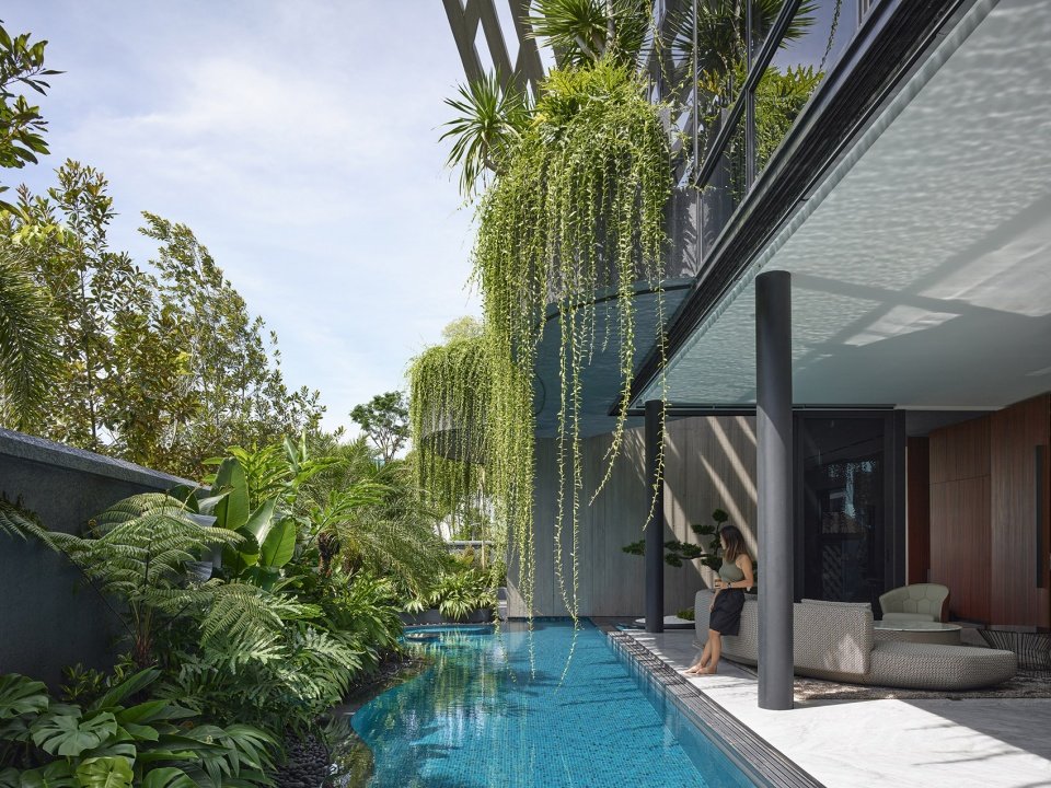 阴阳调和的混凝土住宅，新加坡 / HYLA Architects