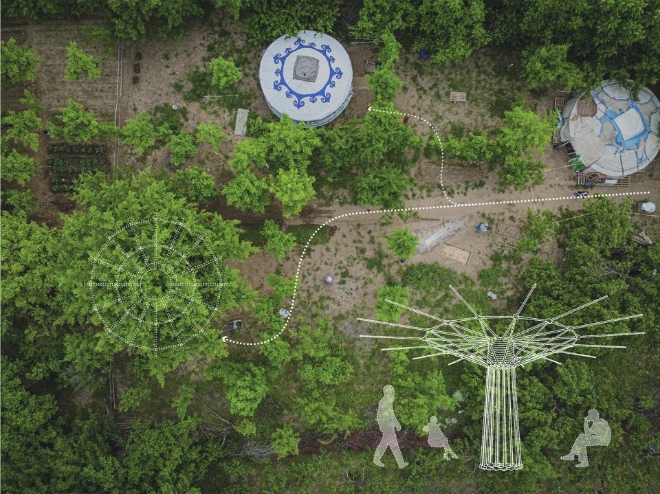 竹装置 –“Tree of Life”/ UK Studio