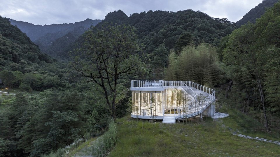 秦岭宿集 空山九帖书店·王维的寂寞、山果落餐厅 / STUDIO QI