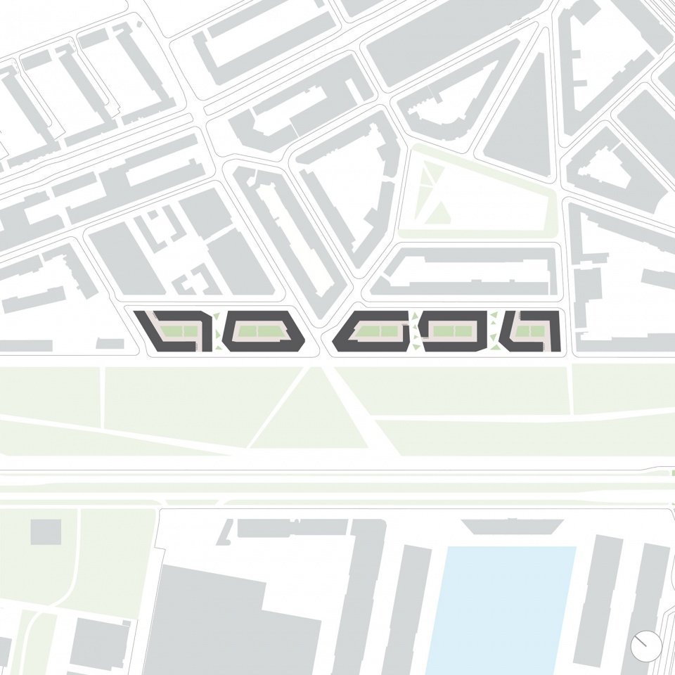 The Hudsons 住宅楼,荷兰 / Orange Architects The Hudsons 住宅楼,荷兰 / Orange Architects