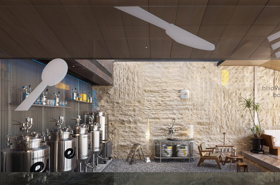 EUEU 餐饮店，广东惠州 / SORA