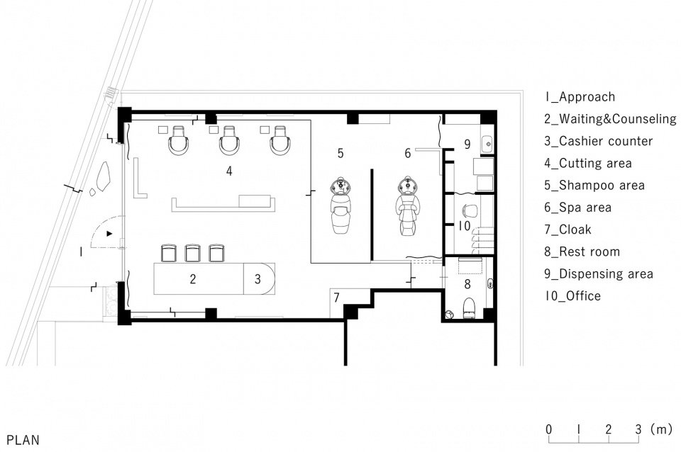 LAAN 美发沙龙,日本 / REIICHI IKEDA DESIGN LAAN 美发沙龙,日本 / REIICHI IKEDA DESIGN