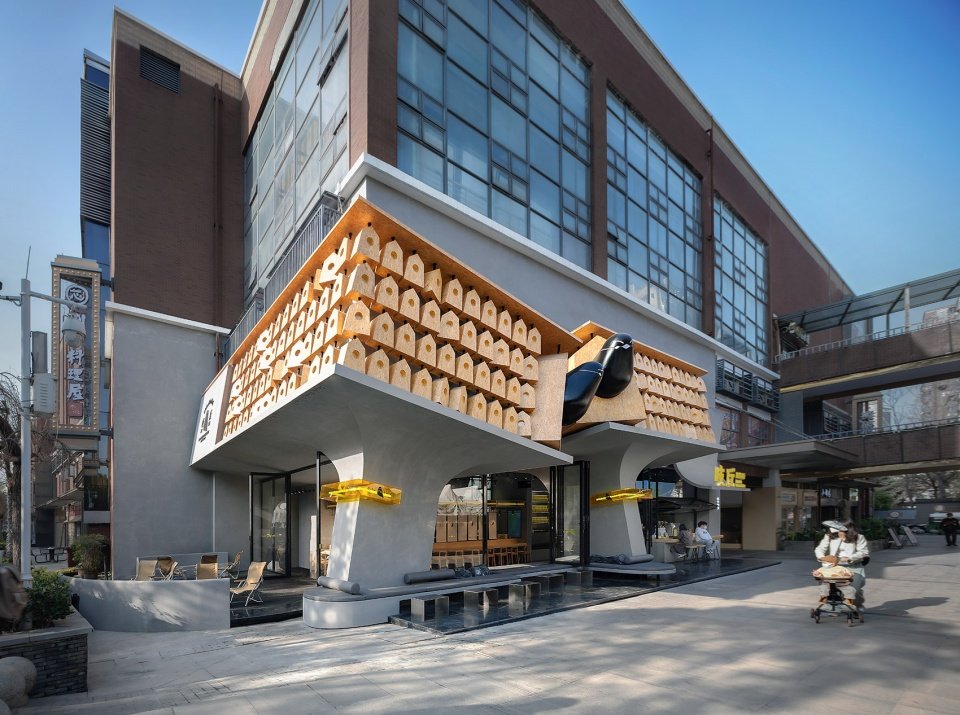 吱丘制面所 + 咖啡，武汉 / 华中科技大学建规学院 + 青·微舍工作室