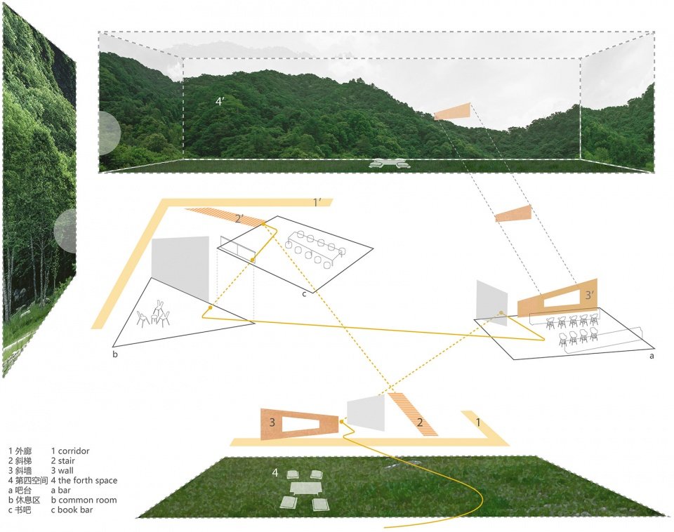 秦岭宿集 空山九帖书店·王维的寂寞、山果落餐厅 / STUDIO QI