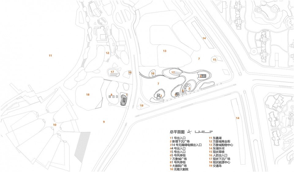 无锡地铁 4 号线大剧院站出站口设计 / 启迪设计集团股份有限公司