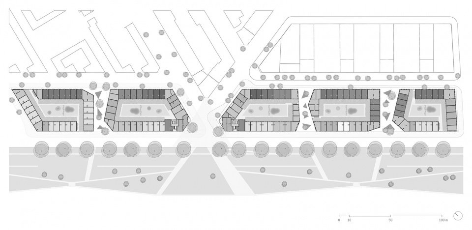 The Hudsons 住宅楼,荷兰 / Orange Architects The Hudsons 住宅楼,荷兰 / Orange Architects