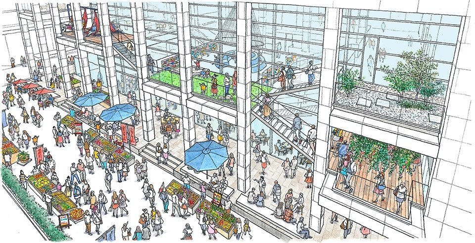 阿波银行总行营业部大楼,日本 / 株式会社日建设计 阿波银行总行营业部大楼,日本 / 株式会社日建设计