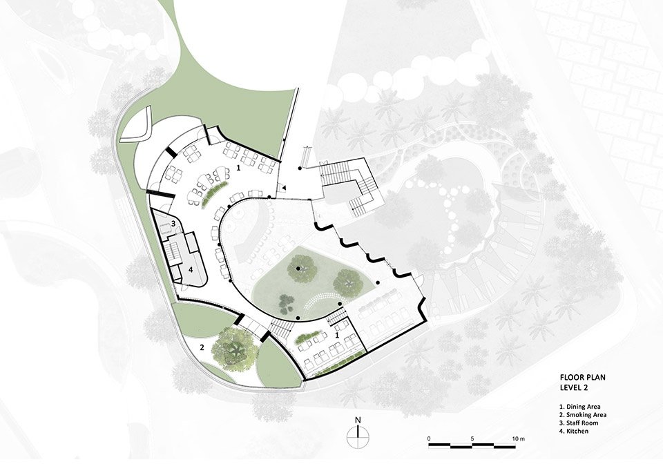 “生态循环馆”餐厅，越南 / Takashi Niwa Architects