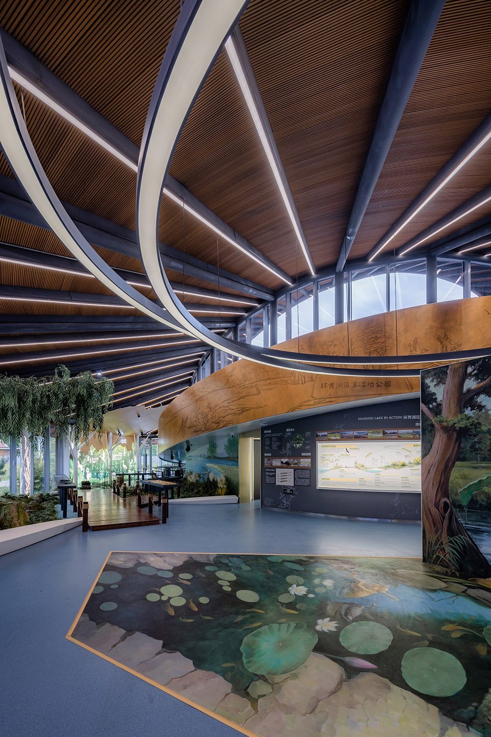 环秀湖湿地科普宣教馆建筑设计，天津 / 北林风景建筑研究中心