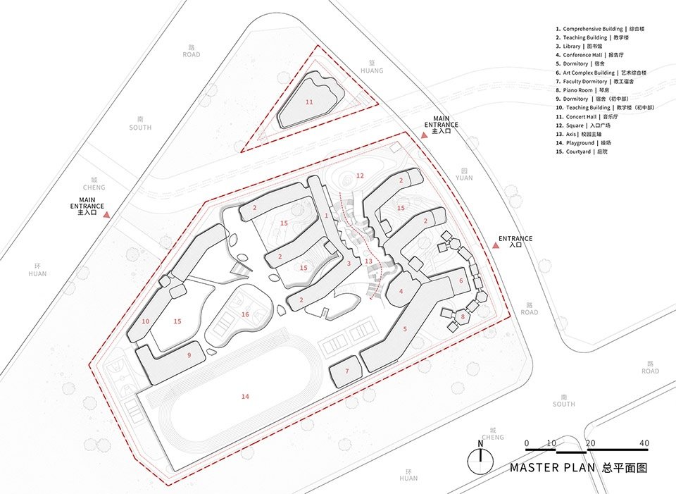 义乌市艺术学校新校区 / 浙江大学建筑设计研究院