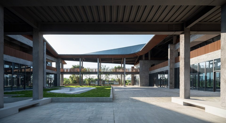 路廊驿站·综合服务中心，台州 / 杭州园·舍建筑景观设计
