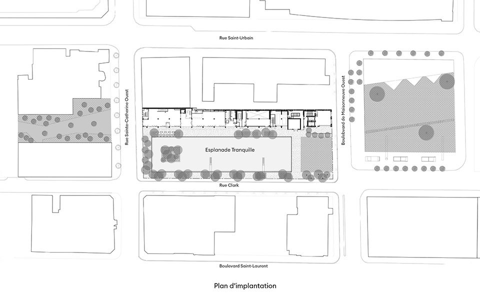 Esplanade Tranquille 商业空间，蒙特利尔 / Les architectes FABG