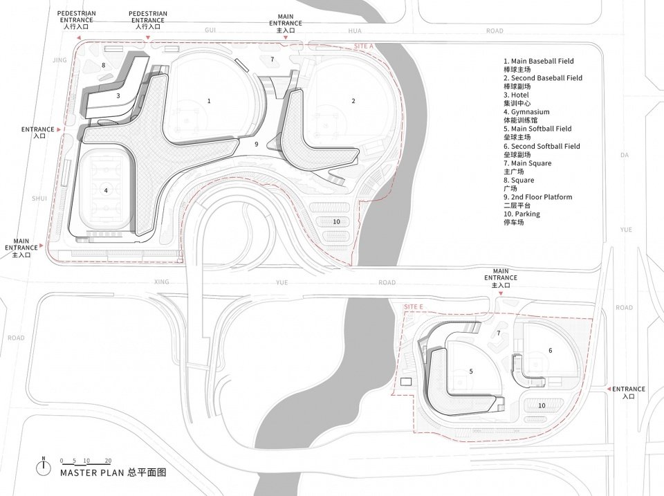 云之翼:杭州亚运会棒垒球体育文化中心 / 浙江大学建筑设计研究院 云之翼:杭州亚运会棒垒球体育文化中心 / 浙江大学建筑设计研究院