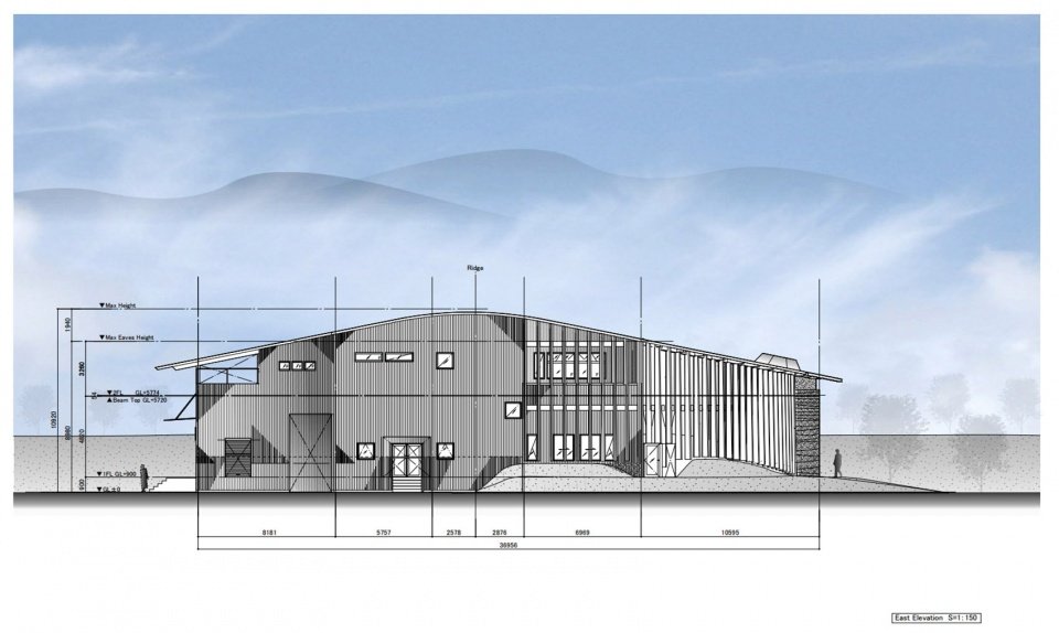 伊呂波堂新店 Oyaki Farm，日本 / Tono Mirai architects